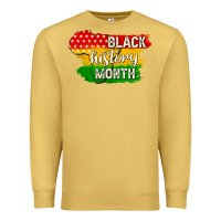 Antique Gold black history month Premium Sweatshirt - texasbilliewilder