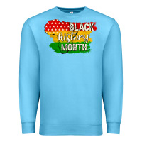 Ocean Blue black history month Premium Sweatshirt - texasbilliewilder