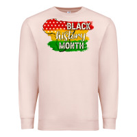 Pale Pink black history month Premium Sweatshirt - texasbilliewilder