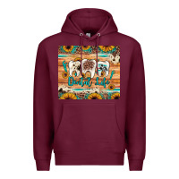 Burgundy dental life Premium Hoodie - JahusDesignShop
