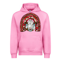 Fuchsia Pink valentines simmental  rainbow Urban Hoodie - JahusDesignShop
