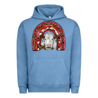 Pigment Pebble Blue valentines simmental  rainbow Urban Hoodie - JahusDesignShop