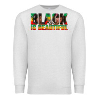 Oatmeal Heather black is beautiful juneteenth Premium Sweatshirt - texasbilliewilder
