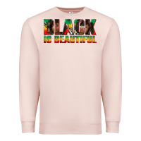 Pale Pink black is beautiful juneteenth Premium Sweatshirt - texasbilliewilder