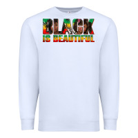 White black is beautiful juneteenth Premium Sweatshirt - texasbilliewilder