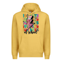 Antique Gold 100 days of school Premium Hoodie - Artiststas