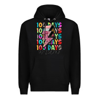 Black 100 days of school Premium Hoodie - Artiststas