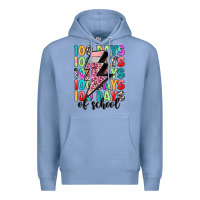 Colony Blue 100 days of school Premium Hoodie - Artiststas
