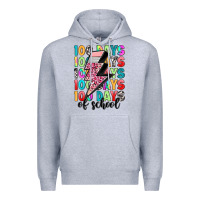 Heather Grey 100 days of school Premium Hoodie - Artiststas