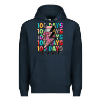 Navy 100 days of school Premium Hoodie - Artiststas