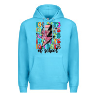 Ocean Blue 100 days of school Premium Hoodie - Artiststas