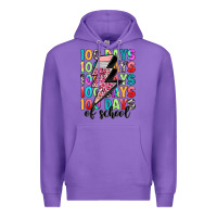 Purple 100 days of school Premium Hoodie - Artiststas