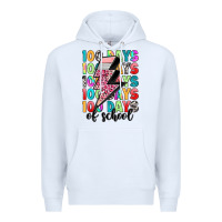 White 100 days of school Premium Hoodie - Artiststas