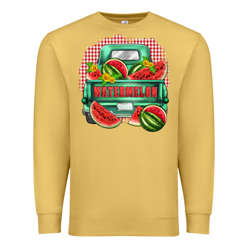 Watermelon Truck Premium Sweatshirt by Zillion Design Studio | Teevron