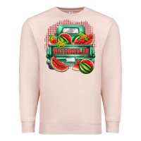 Pale Pink watermelon truck Premium Sweatshirt - Zillion Design Studio