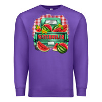 Purple watermelon truck Premium Sweatshirt - Zillion Design Studio