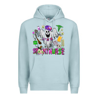 Blue Mist spooky nurse Premium Hoodie - AdoDesignShop