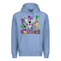 Colony Blue spooky nurse Premium Hoodie - AdoDesignShop