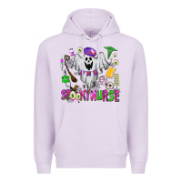 Lilac spooky nurse Premium Hoodie - AdoDesignShop