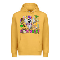 Mustard spooky nurse Premium Hoodie - AdoDesignShop