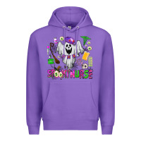 Purple spooky nurse Premium Hoodie - AdoDesignShop
