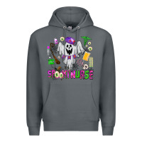 Rock spooky nurse Premium Hoodie - AdoDesignShop