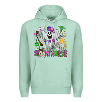 Seafoam spooky nurse Premium Hoodie - AdoDesignShop