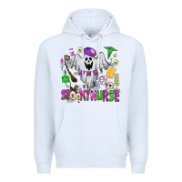 White spooky nurse Premium Hoodie - AdoDesignShop