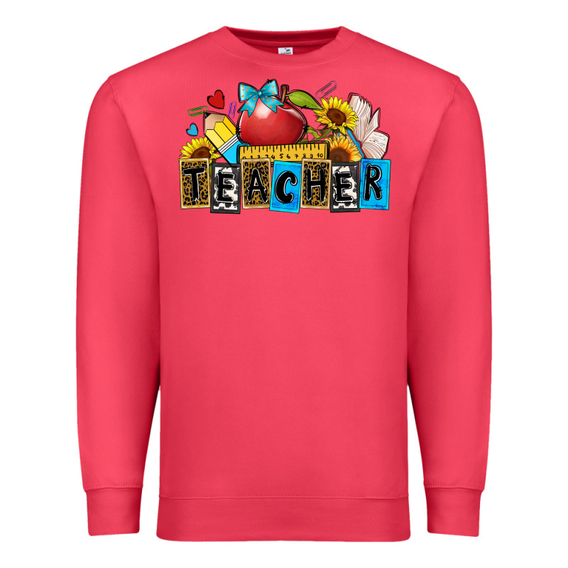 Teacher Premium Sweatshirt by Zillion Design Studio | Teevron