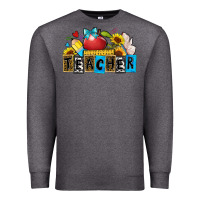 Charcoal Heather teacher Premium Sweatshirt - Zillion Design Studio