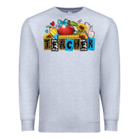 Heather Grey teacher Premium Sweatshirt - Zillion Design Studio