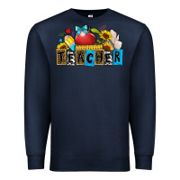 Navy teacher Premium Sweatshirt - Zillion Design Studio