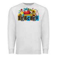 Oatmeal Heather teacher Premium Sweatshirt - Zillion Design Studio