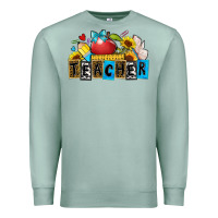 Seafoam teacher Premium Sweatshirt - Zillion Design Studio