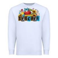 White teacher Premium Sweatshirt - Zillion Design Studio
