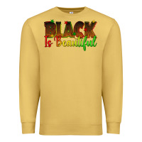 Antique Gold black is beautiful juneteenth Premium Sweatshirt - texasbilliewilder