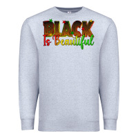 Heather Grey black is beautiful juneteenth Premium Sweatshirt - texasbilliewilder