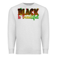Oatmeal Heather black is beautiful juneteenth Premium Sweatshirt - texasbilliewilder