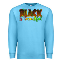 Ocean Blue black is beautiful juneteenth Premium Sweatshirt - texasbilliewilder