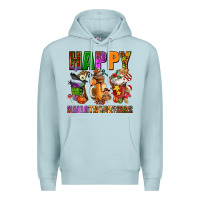 Blue Mist happy hallothanksmas Premium Hoodie - AdoDesignShop