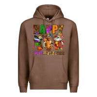 Chestnut happy hallothanksmas Premium Hoodie - AdoDesignShop