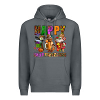 Rock happy hallothanksmas Premium Hoodie - AdoDesignShop