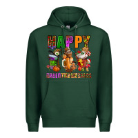 Sports Green happy hallothanksmas Premium Hoodie - AdoDesignShop