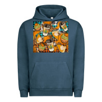 Pigment Midnight Navy autumun distressed tumbler Urban Hoodie - BundleAndBundleShop