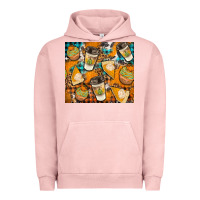 Pigment Salmon autumun distressed tumbler Urban Hoodie - BundleAndBundleShop
