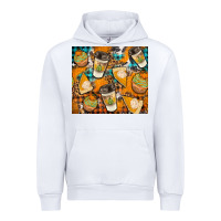White autumun distressed tumbler Urban Hoodie - BundleAndBundleShop