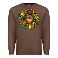 Chestnut black history sunflower Premium Sweatshirt - texasbilliewilder