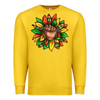 Lemon black history sunflower Premium Sweatshirt - texasbilliewilder