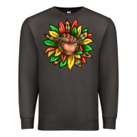Smoke black history sunflower Premium Sweatshirt - texasbilliewilder