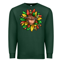 Sports Green black history sunflower Premium Sweatshirt - texasbilliewilder